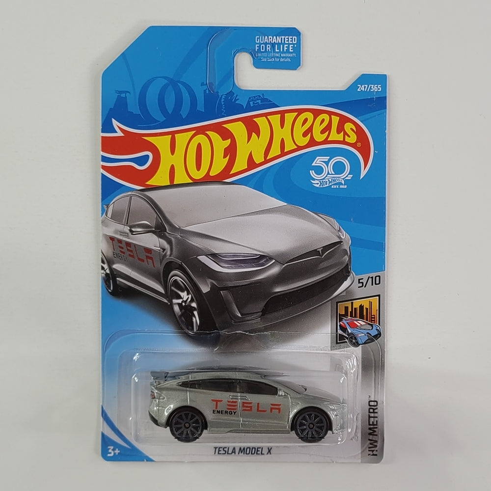 Hot Wheels - Tesla Model X (Silver)