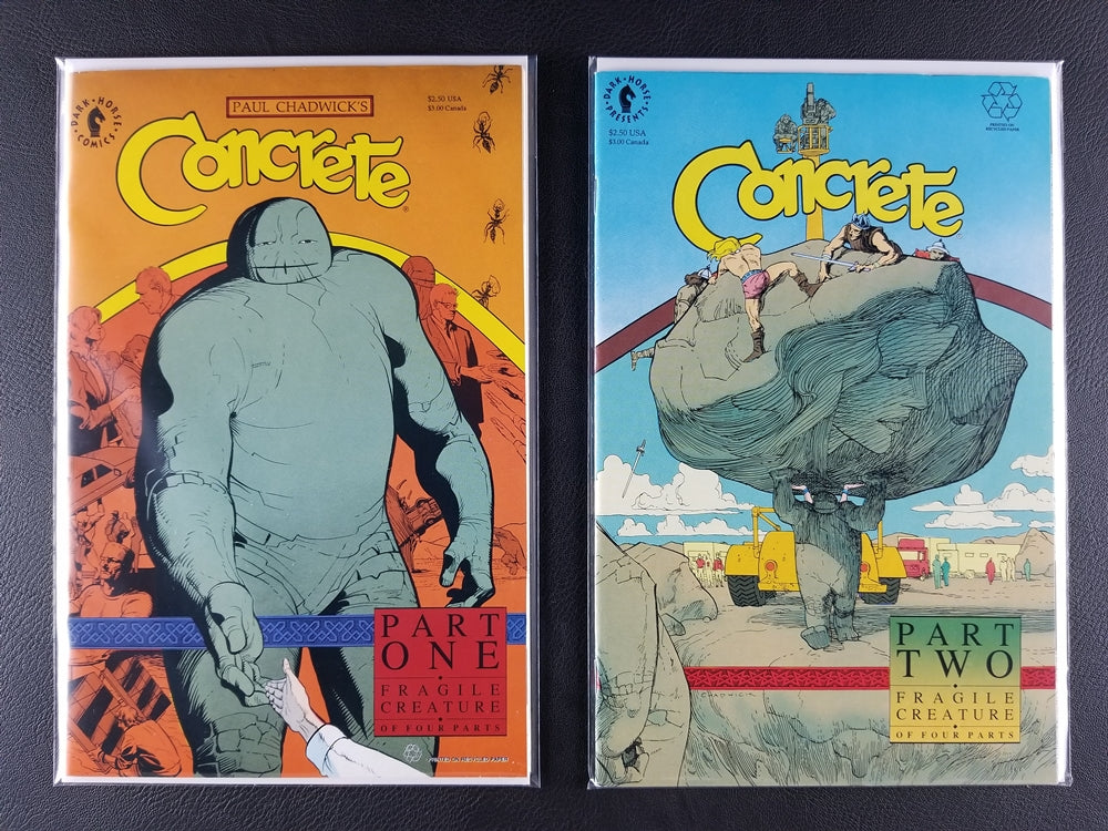 Concrete: Fragile Creature #1-4 Set (Dark Horse, 1991-92)