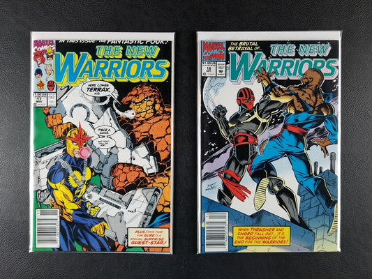 The New Warriors [1st Series] #17 & 18 Set (Marvel, 1991)