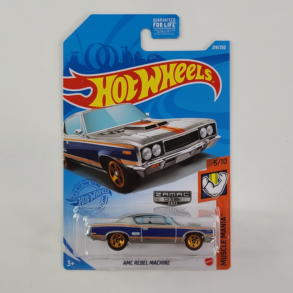 Hot Wheels - AMC Rebel Machine (Unpainted) [Walmart Exclusive] [Zamac Edition]