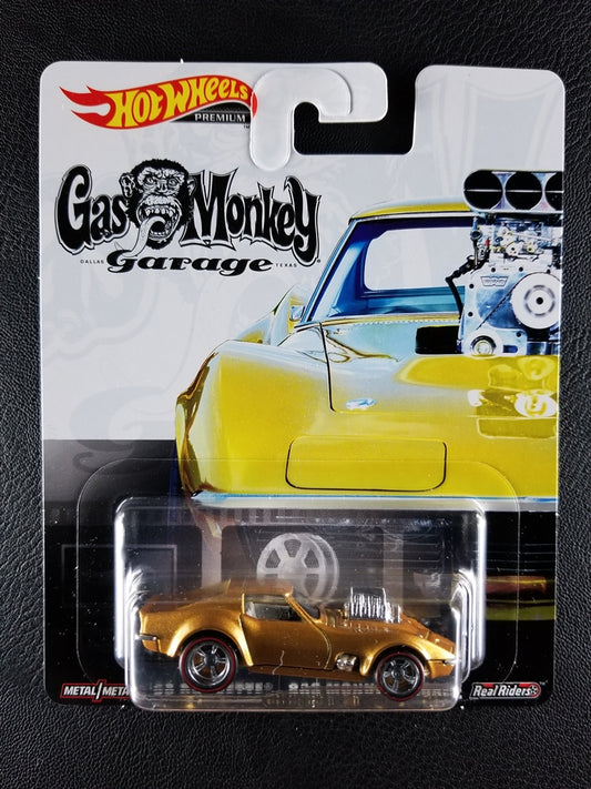 Hot Wheels Premium - '68 Corvette - Gas Monkey Garage (Gold) [Gas Monkey Garage]