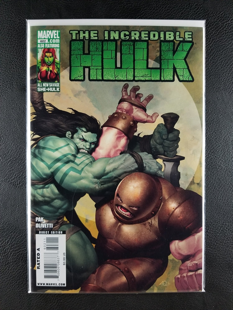 The Incredible Hulk [3rd Series] #602A (Marvel, November 2009)