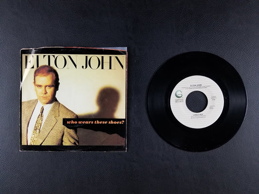 Elton John - Who Wear These Shoes? (1984, 7'' Single)