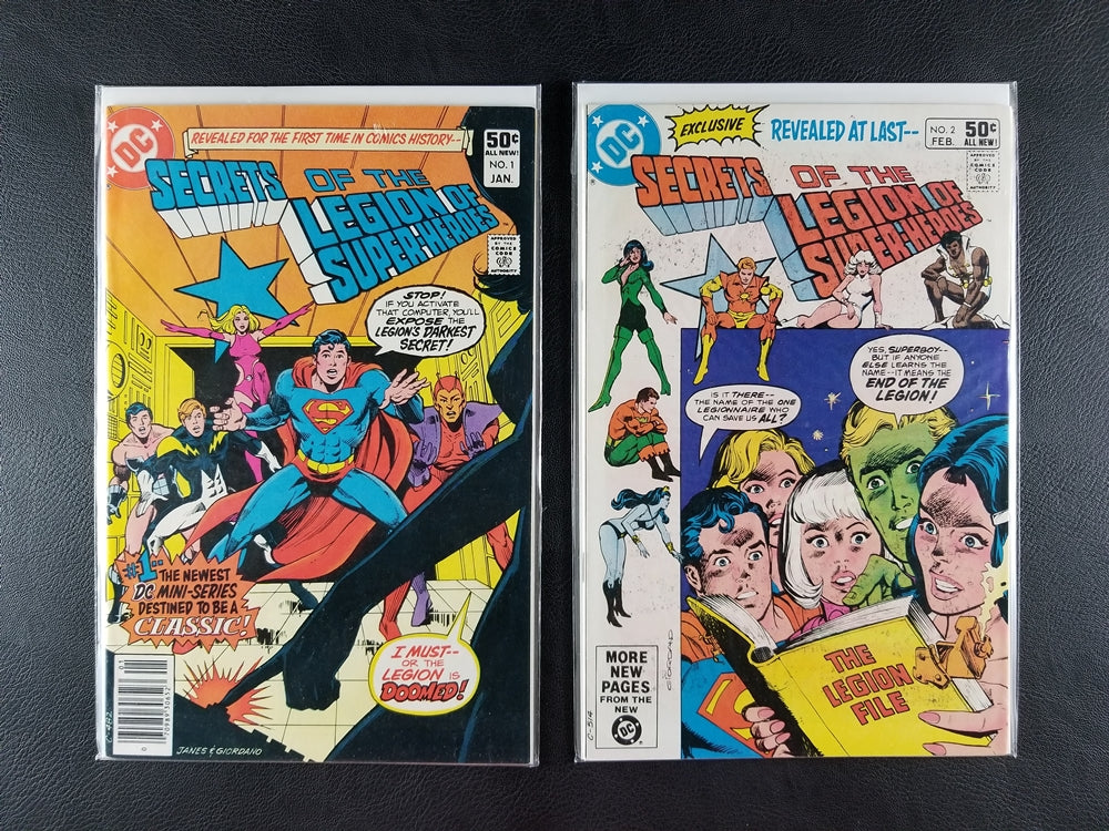 Secrets of the Legion of Super-Heroes #1-3 Set (DC, 1981)