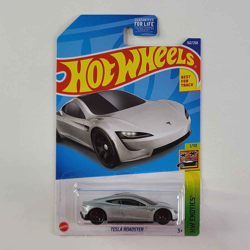 Hot Wheels - Tesla Roadster (Metalflake Silver)