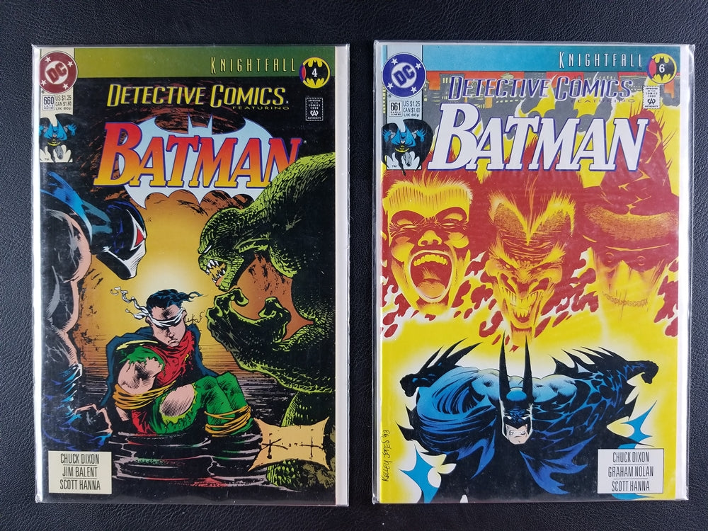 Detective Comics [1st Series] #660-664 Set (DC, 1993)