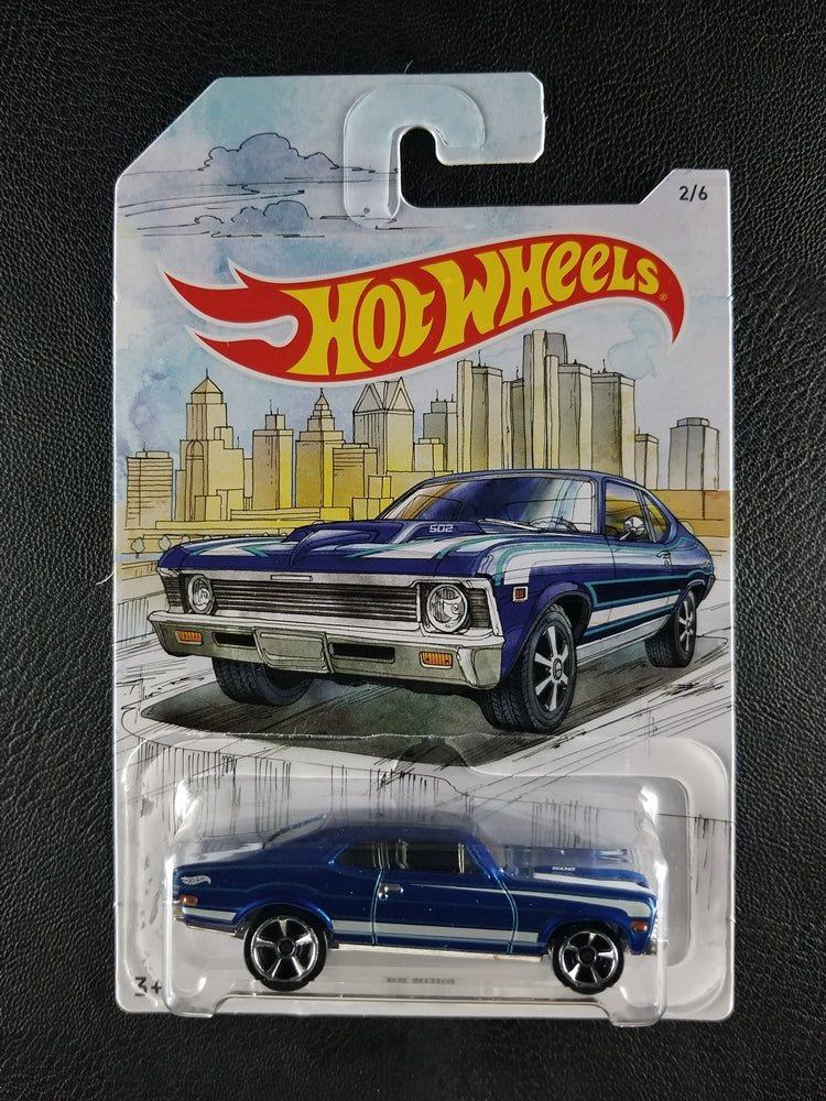 Hot Wheels - '68 Nova (Blue) [2/6 - 2018 HW Detroit Muscle]