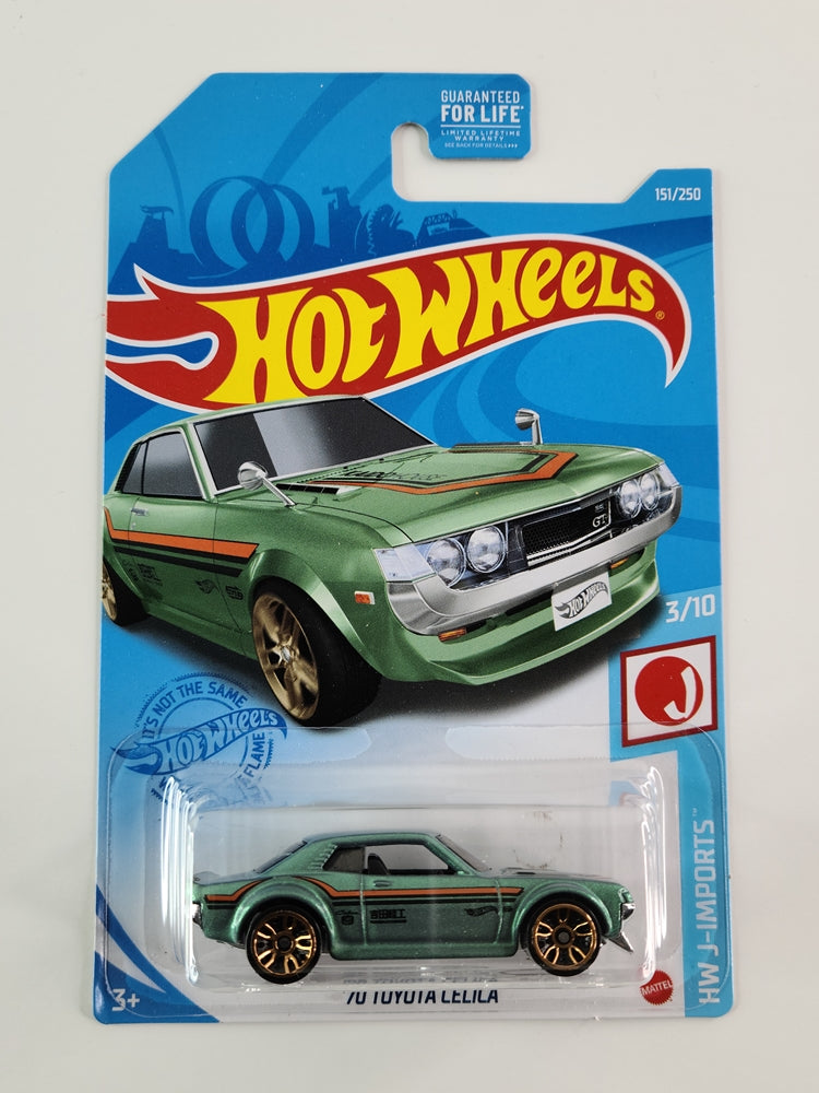 Hot Wheels - '70 Toyota Celica (Metalflake Mint Green)