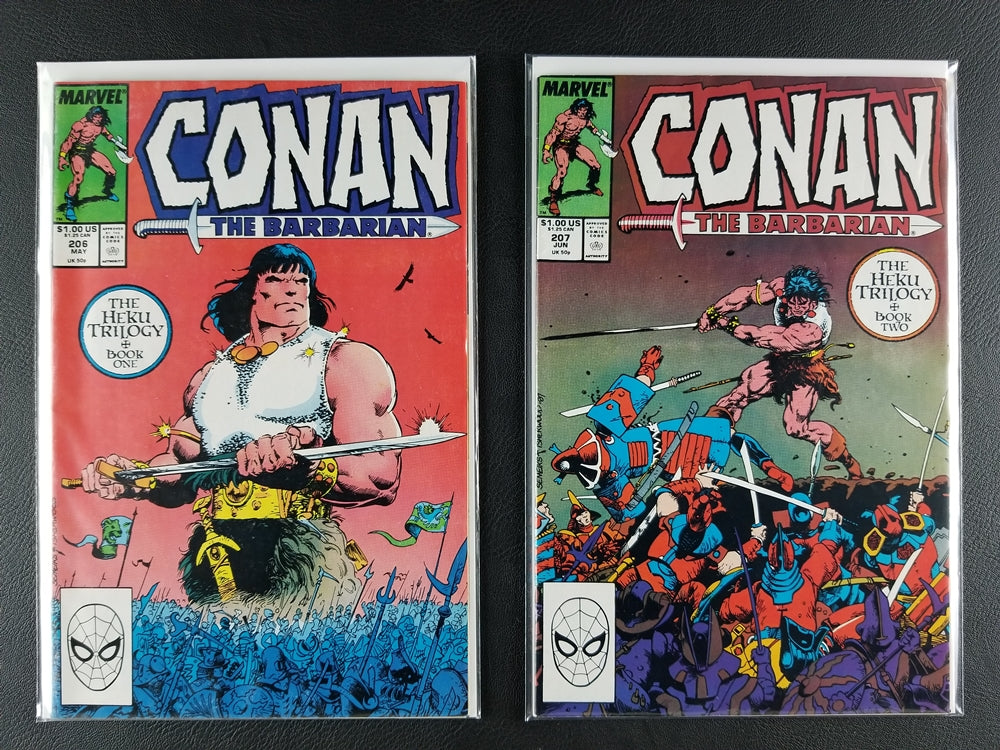 Conan the Barbarian #200-209 Set (Marvel, 1987-88)