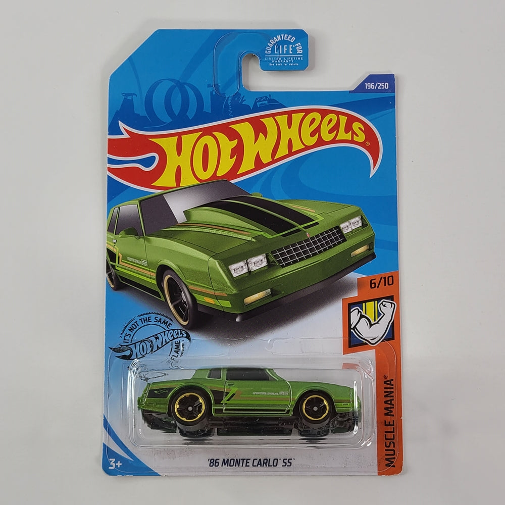 Hot Wheels - '86 Monte Carlo SS (Green) [Muscle Mania Mini Collection (2020) - 6/10]