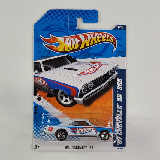 Hot Wheels - '67 Chevelle SS 396 (Pearl White) [Walmart Exclusive]