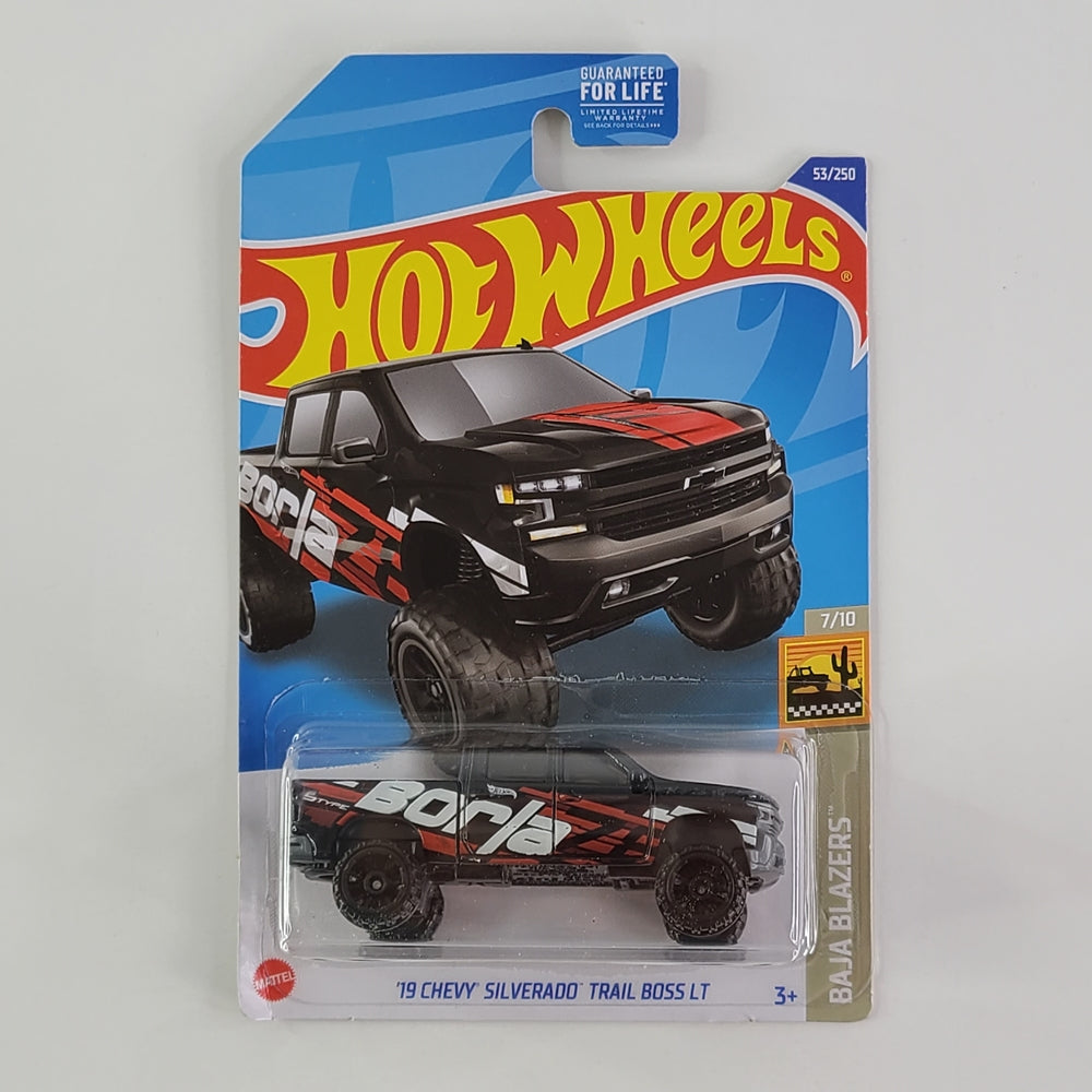 Hot Wheels - '19 Chevy Silverado Trail Boss LT (Black)