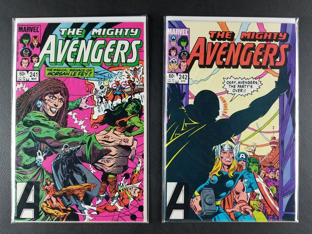 The Avengers [1st Series] #241-247 Set (Marvel, 1984)