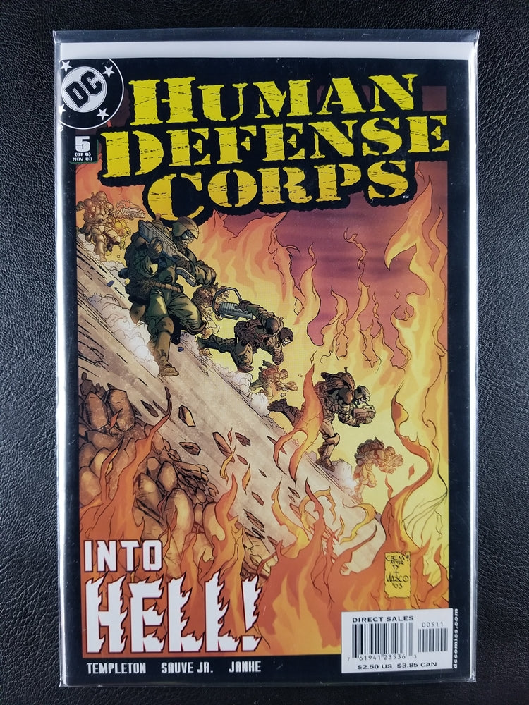 Human Defense Corps #5 (DC, November 2003)