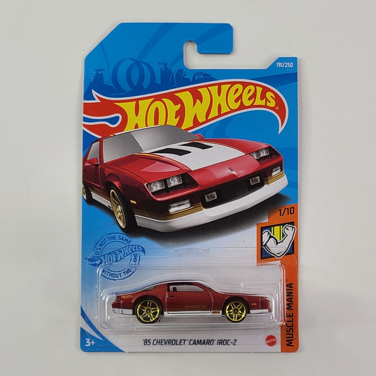 Hot Wheels - '85 Chevrolet Camaro IROC-Z (Metalflake Red)