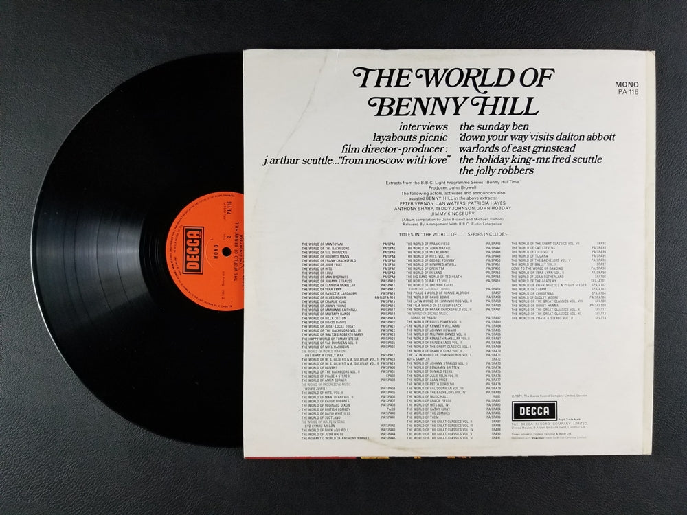 Benny Hill - The Best of Benny Hill (1965, LP)