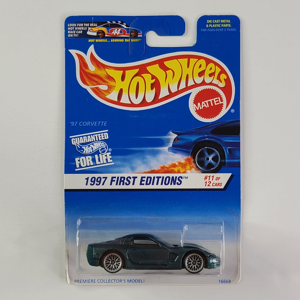 Hot Wheels - '97 Corvette (Metallic Green)