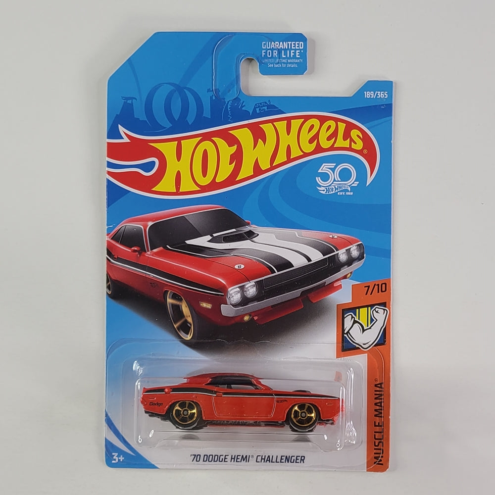 Hot Wheels - '70 Dodge Hemi Challenger (Red)