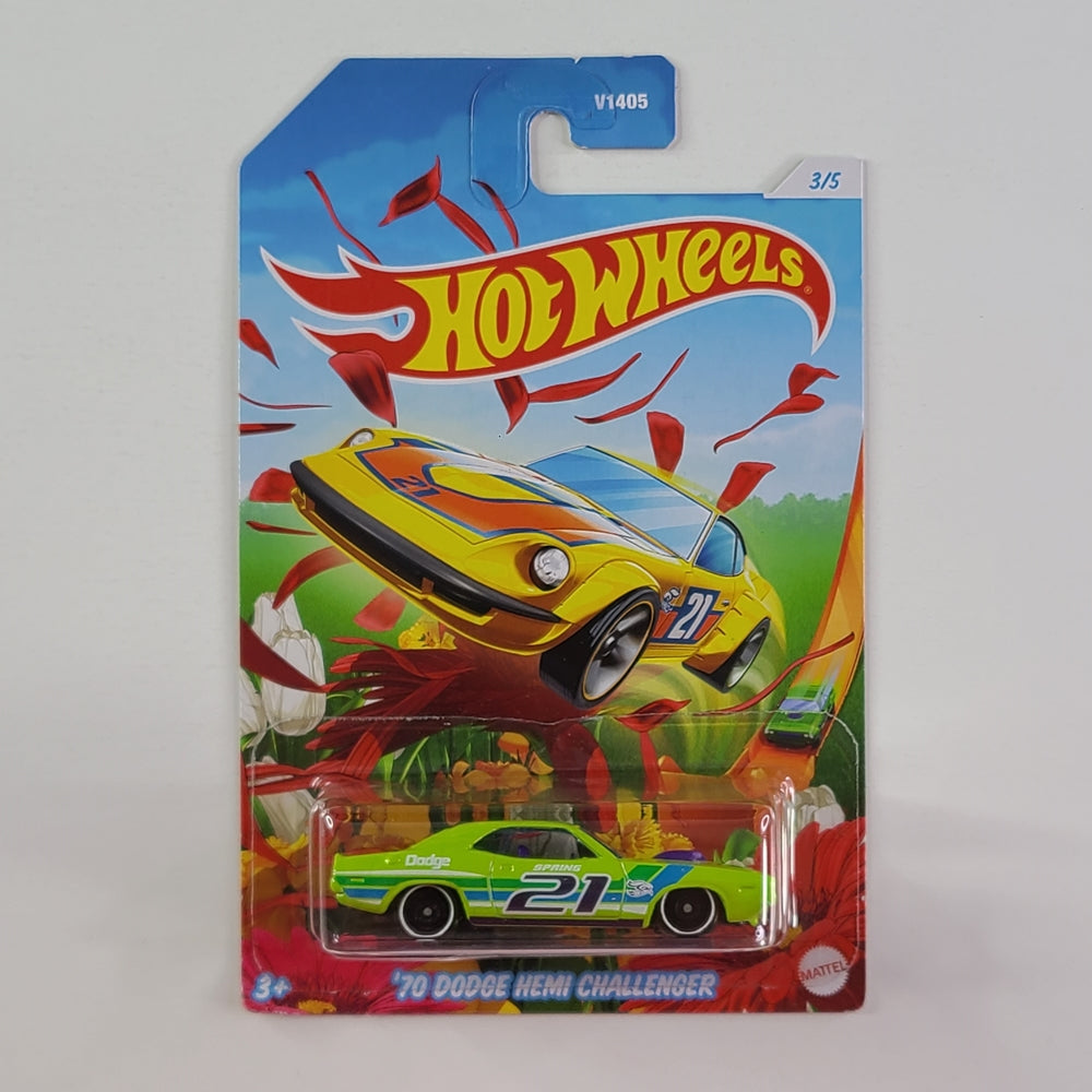 Hot Wheels - '70 Dodge Hemi Challenger (Lime Gloss)