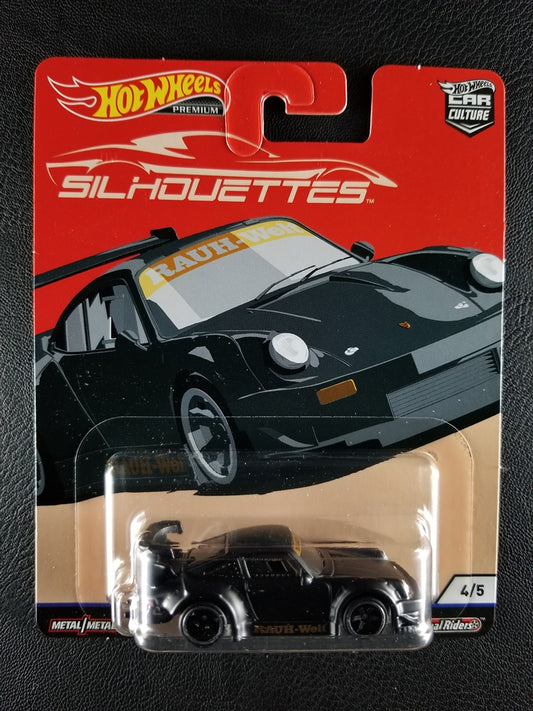 Hot Wheels Premium - RWB Porsche 930 (Matte Black) [4/5 - Car Culture: Silhouettes]