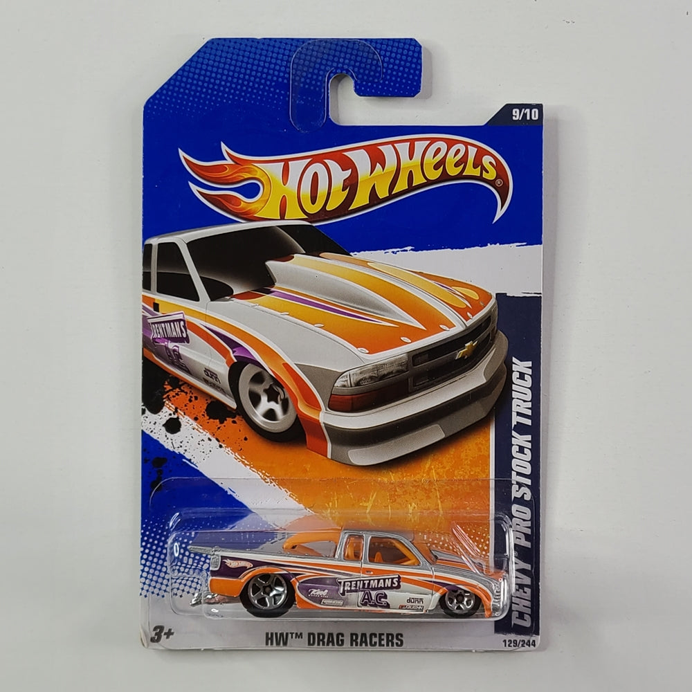 Hot Wheels - Chevy Pro Stock Truck (Metallic Light Gray)