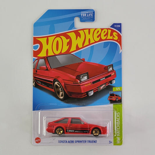 Hot Wheels - Toyota AE86 Sprinter Trueno (Red)