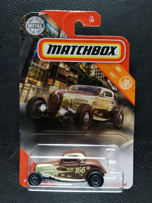 Matchbox - '33 Ford Coupe (Brown) [16/100 - MBX City]
