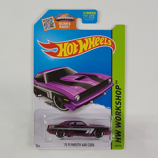 Hot Wheels - '70 Plymouth AAR Cuda (Metallic Magenta)