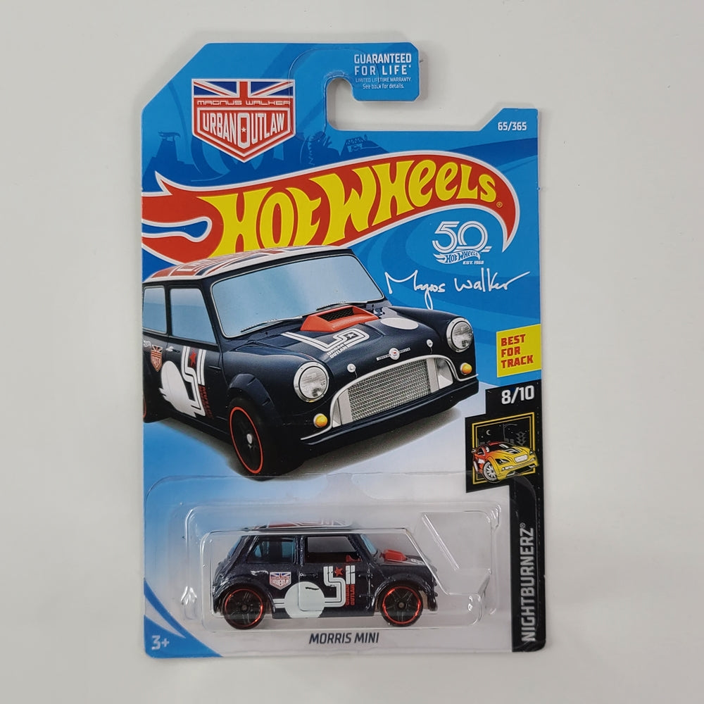 Hot Wheels - Morris Mini (Dark Blue) [Nightburnerz Mini Collection (2018) - 8/10