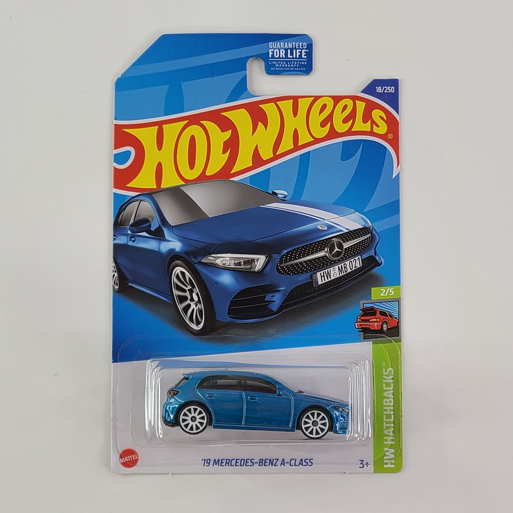 Hot Wheels - '19 Mercedes-Benz A-Class (Metalflake Blue)