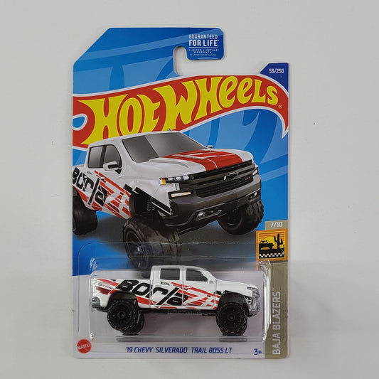 Hot Wheels - '19 Chevy Silverado Trail Boss LT (White)