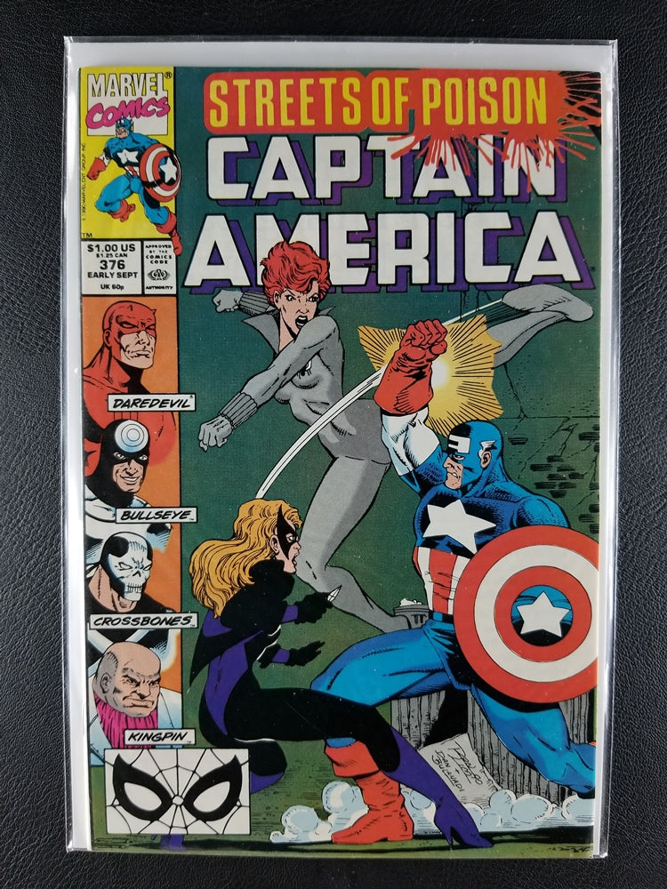 Captain America [1st Series] #376 (Marvel, September 1990)