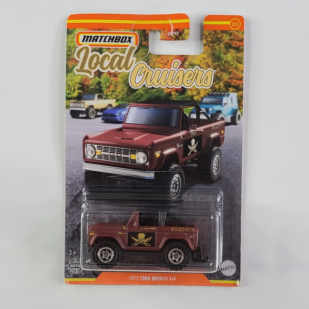 Matchbox - 1972 Ford Bronco 4x4 (Brown) [Walmart Exclusive]