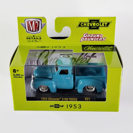 M2 - 1953 Chevrolet 3100 Truck (Light Blue) [6,250 Pieces Worldwide]