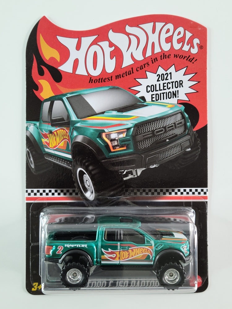 Hot Wheels - '17 Ford F-150 Raptor (Spectraflame Aqua Green) [2021 Collector Edition]