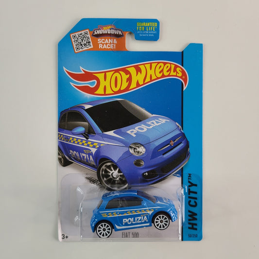 Hot Wheels - Fiat 500 (Blue)