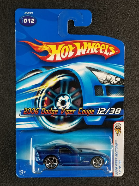 Hot Wheels - 2006 Dodge Viper Coupe (Metalflake Blue) [12/38 - 2006 First Editions]