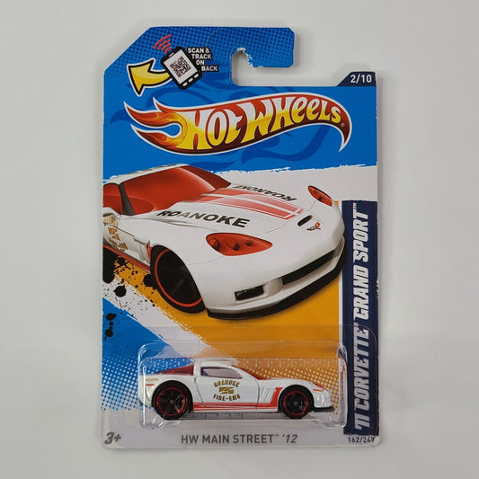 Hot Wheels - '11 Corvette Grand Sport (Pearl White) [HW Main Street Series (2012) - 2/10]