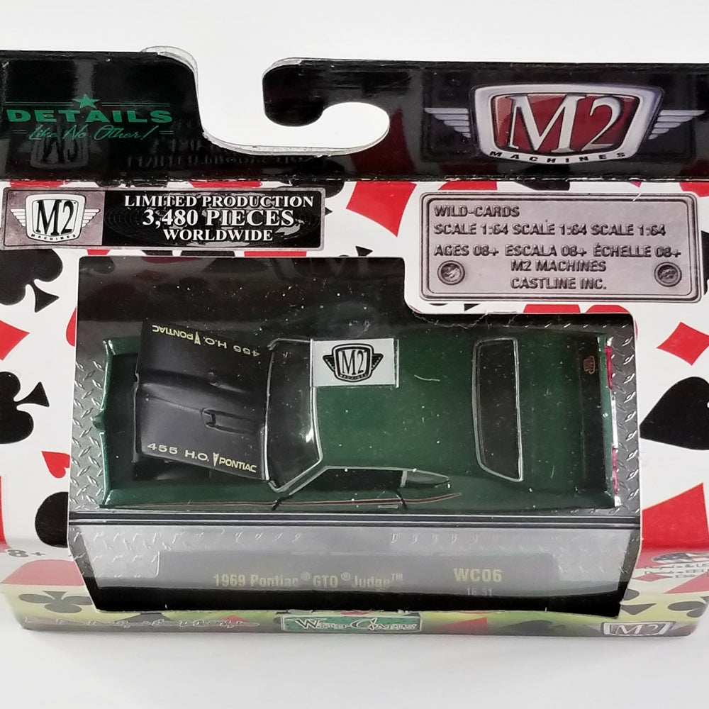 M2 - 1969 Pontiac GTO Judge (Green) [Limited Production 3,480 Pieces Worldwide]
