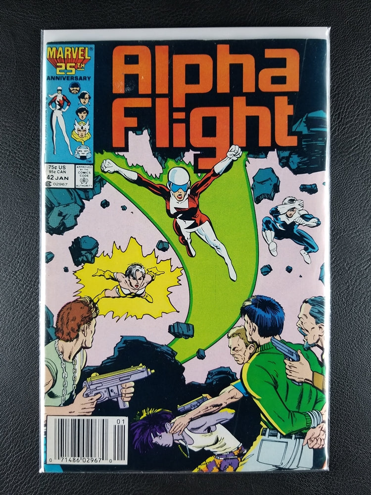 Alpha Flight [1st Series] #42 [Newsstand Edition] (Marvel, January 1987)