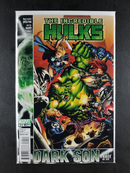 The Incredible Hulks #614A (Marvel, December 2010)