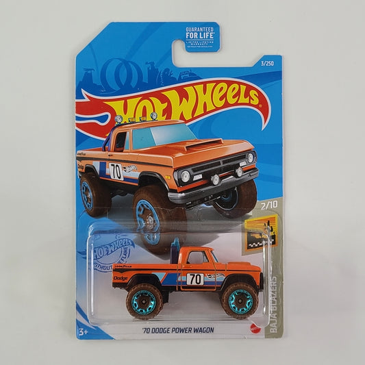 Hot Wheels - '70 Dodge Power Wagon (Orange)