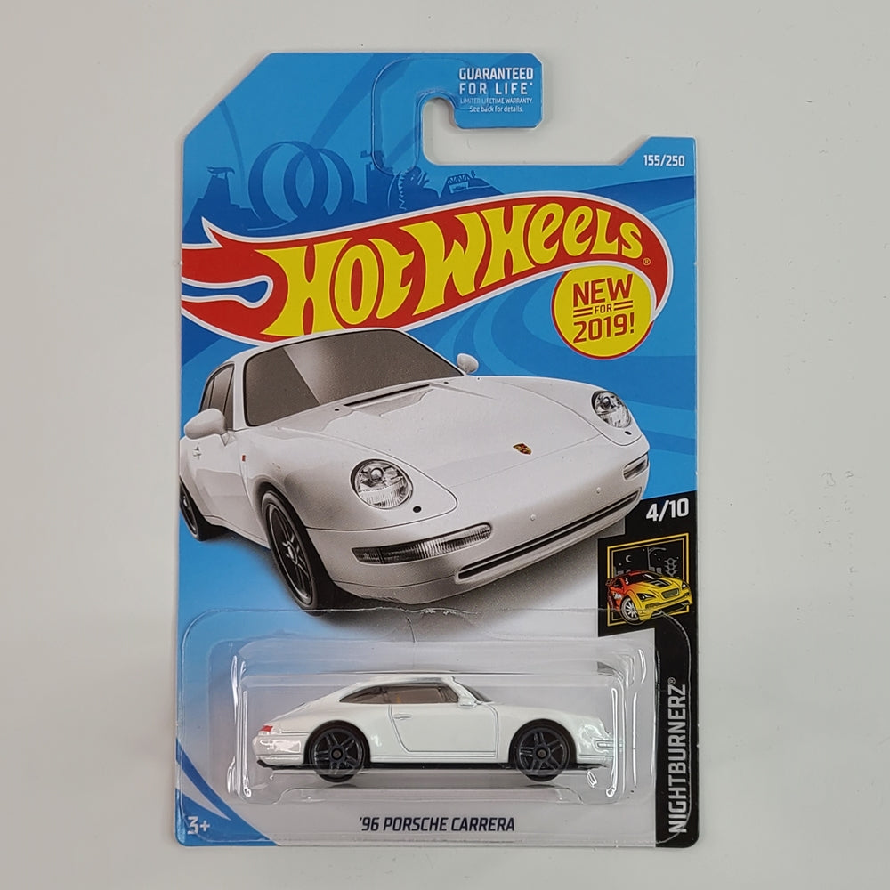 Hot Wheels - '96 Porsche Carrera (White) [Nightburnerz Mini Collection (2019) - 4/10]