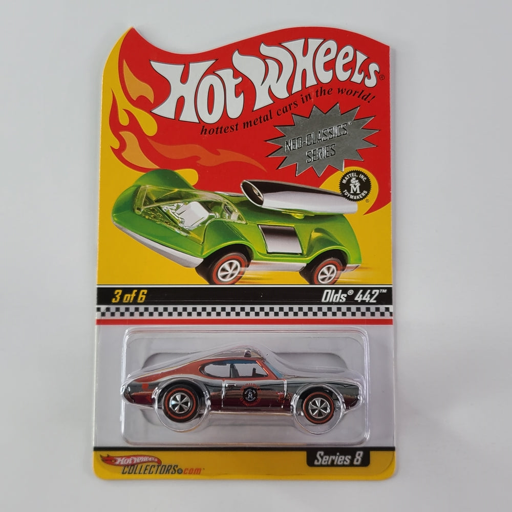 Hot Wheels - Olds 442 (Spectraflame Red/Chrome) [HWC Neo-Classics Series (2009) - #6683/10000]