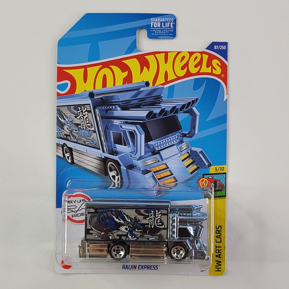 Hot Wheels - Raijin Express (Chrome Blue)