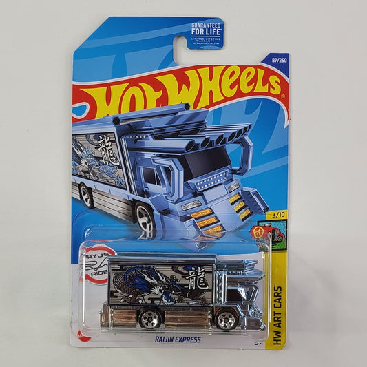 Hot Wheels - Raijin Express (Chrome Blue)