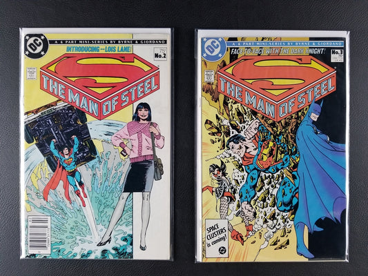 The Man of Steel #1A, 1B, 2, 3, 4, 5, 6 Set (DC, 1986)