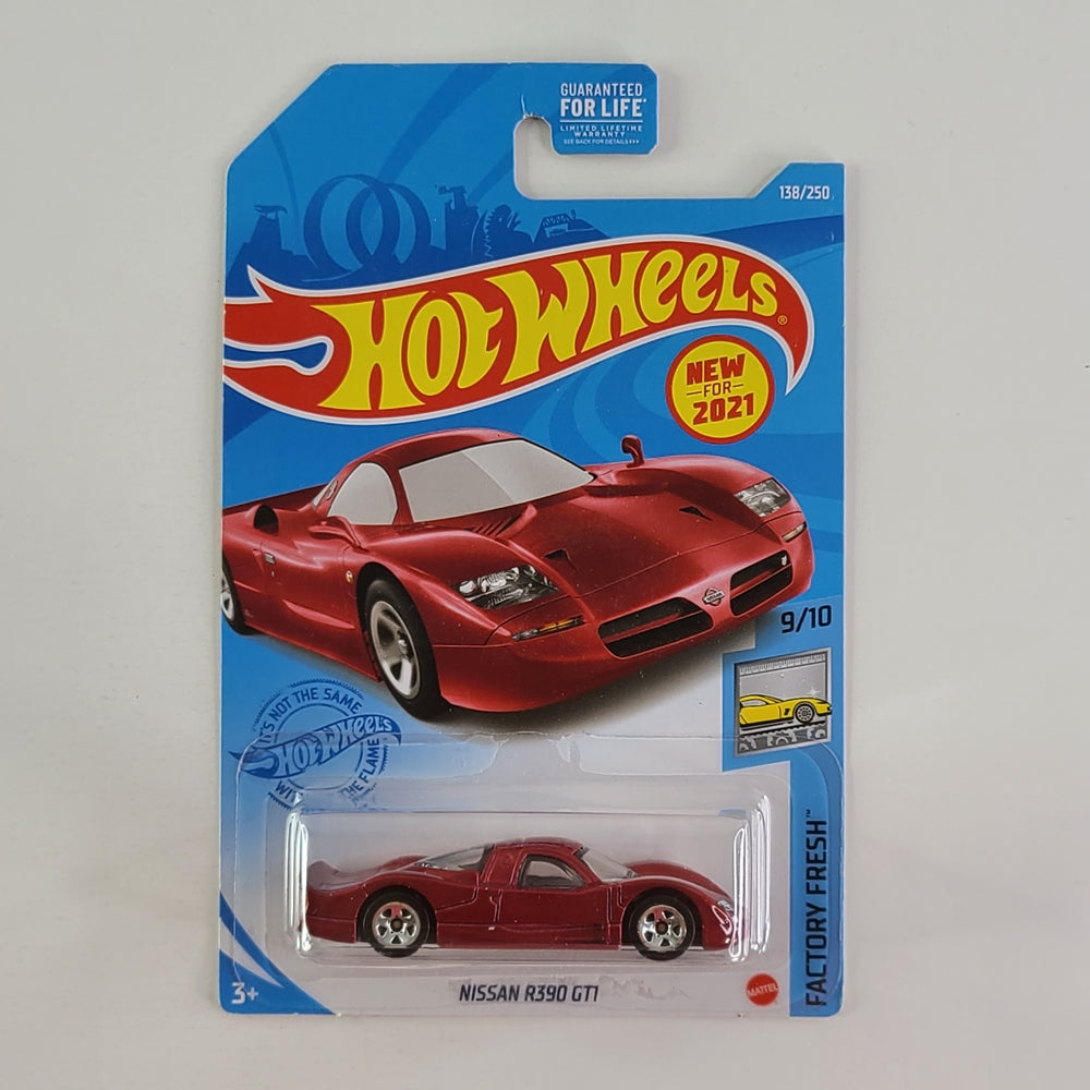 Hot Wheels - Nissan R390 GT1 (Metalflake Red)