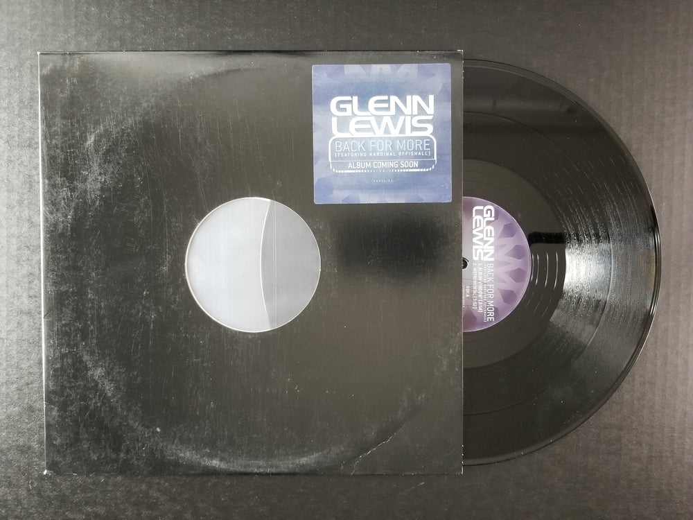 Glenn Lewis - Back For More (2003, 12'' Single) [Promo]