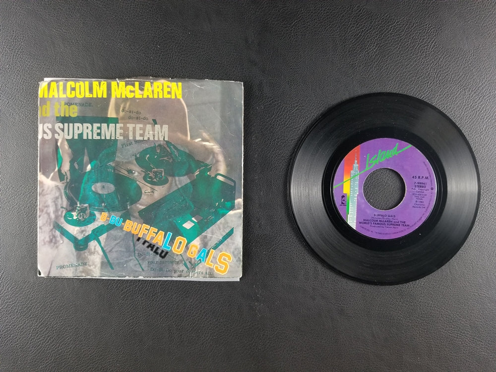 Malcolm McLaren and the World's Famous Supreme Team - Buffalo Gals (1982, 7'' Single)